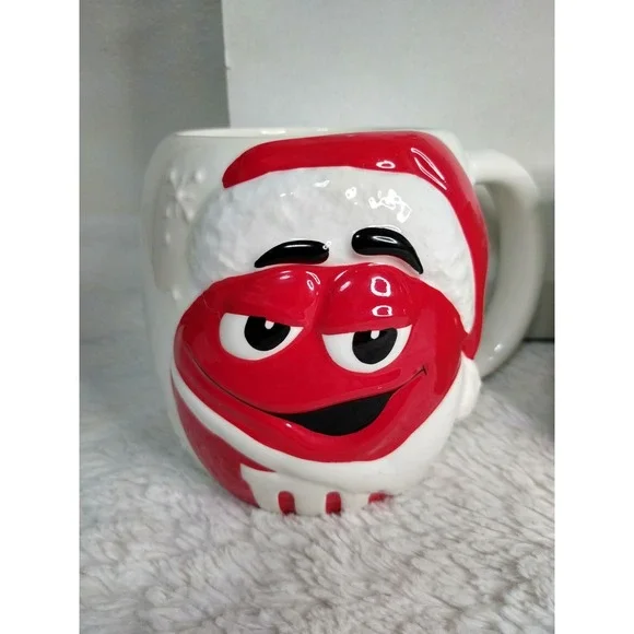 Mars Collectibles Red Santa, Blue, Green M&m's Cups I Melt for No One Lot of 4 - Picture 6 of 10